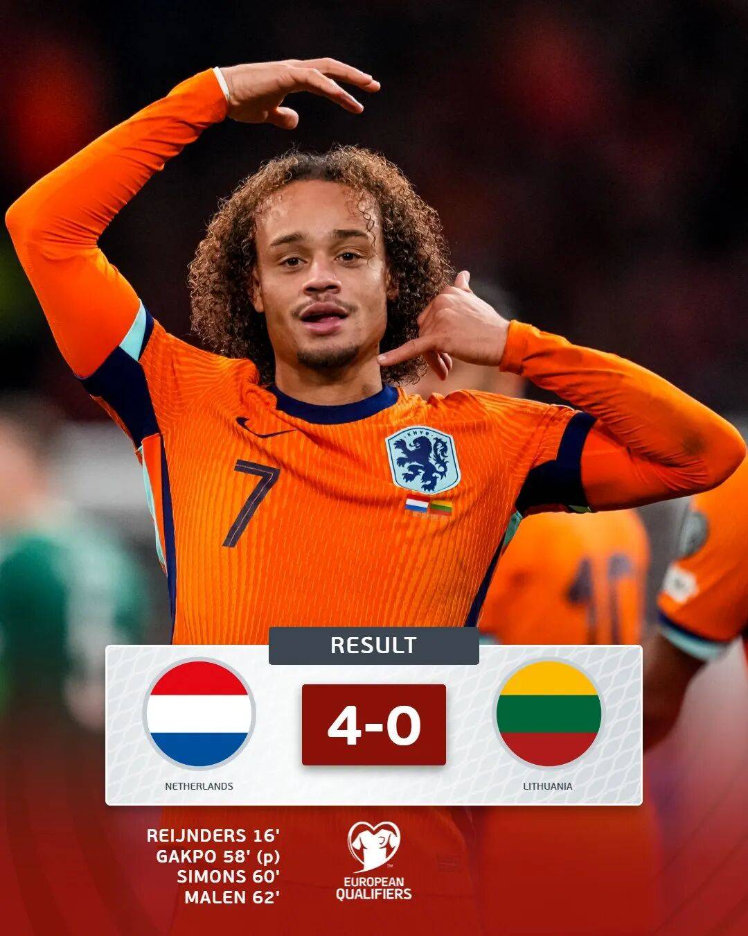 10-0横扫！德国荷兰晋级晋级世界杯